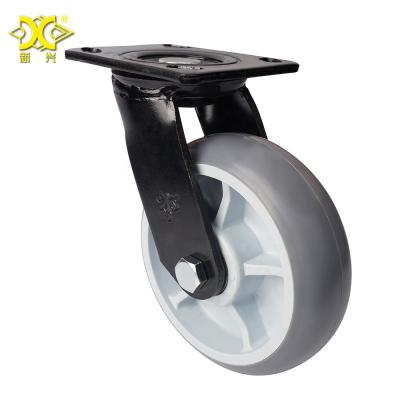 China New American 150mm TPR Material Wheel Heavy Duty Swivel Furniture Caster Te koop