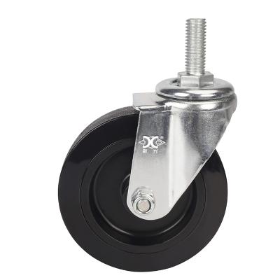 China High Quality Quiet Modern 4 Inch PIVOT Office Building Swivel Stem Caster Furniture Casters for sale