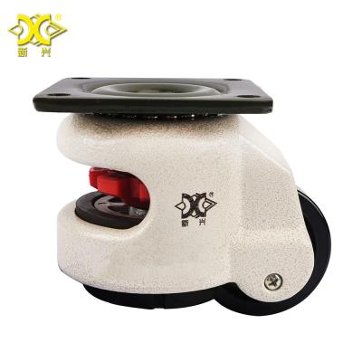 Китай For Auto Equipments Retractable Adjustable Height 250kg 2 Inch MC Stem Nylon Caster Leveling Cabinet Caster Wheels продается