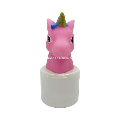 China Children's Toy Customized Instant Self Inking Stamps Kids Soft Plastic Toys Cute Unicorn Punching Machine For Children for sale