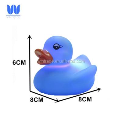 China Disco Duck Bath Toy Blue from Toy Water Pool LED Toy Color Change Light Up from Bath for sale