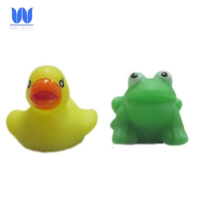 China Mini Bath Toy Small Float Bathtub Toy Frog and Duck Animal for sale