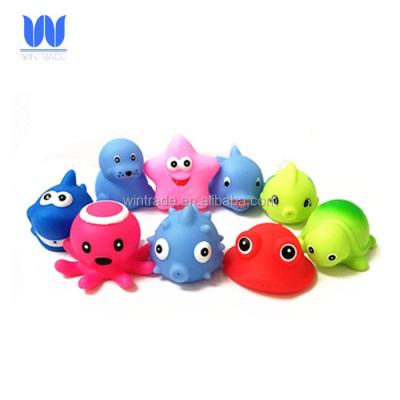 China Bath Toy BPA Free Vinyl Material Sea Squirters Toys Baby Bath Squirt Toy for sale