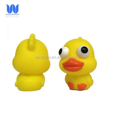 China Cartoon Toy Soft Animal Toys Pop Eye Toy Big Squeeze Animal Duck Eye Noise for sale