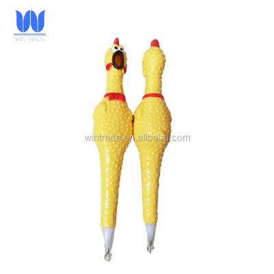 China Promotional Pen Novelty Squeeze Turkey Pen Make Healthy Chicken Shrilling Pen for sale