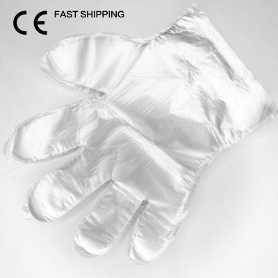 China Household Durable Disposable Pe Disposable Glove For Food Preparation for sale