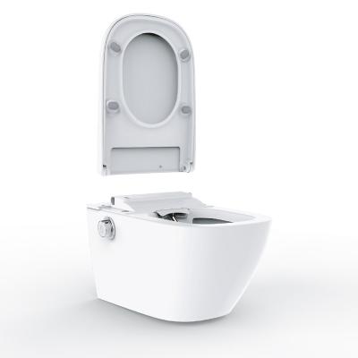 China Double-Flow Luxury Bathroom Set Rimless Smart Toilet Bidet Wall Hung Intelligent Toilet Seat for sale