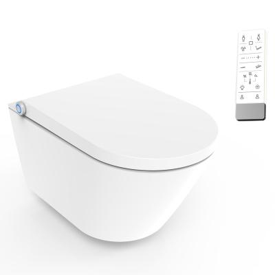 China Modern Double-Flow Heating Smart Toilet Bowl Electronic Toilet with Heating Seat Integrated Japanese Toilet Seat for sale