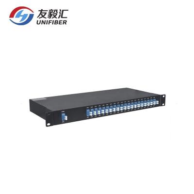 China Athermal module of A.W.G. WDM Network 40/48CH 100G DWDM Mux/Demux in 1U Rackmount for sale