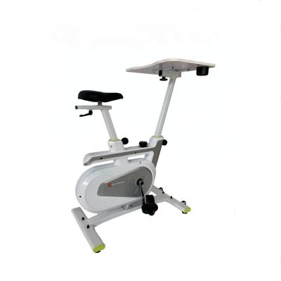 China Iron+latest 2019 designs plastic magnetic upright bike with computer table for sale