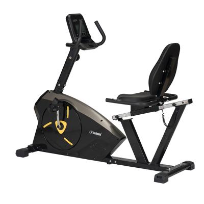 China Iron + Best Selling Fastest Plastic Home College Indoor Equipment Good Sear Magnetic Recumbent Exercise Bike With Backrest for sale