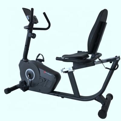 China 2019 Iron + Use Plastic Exercise Home Fitness Recumbent Bike With Adjustable Saddle for sale