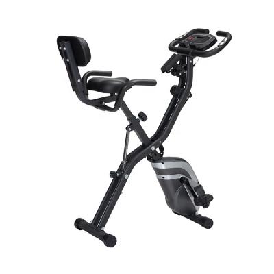 China New Design 2019 Factory Price Folding Exercise High Quality Plastic Body Fit Iron+X-Indoor Bike for sale