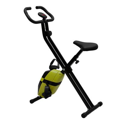 China Iron + Plastic V Adapt Iron Body Foldable Magnetic Exercise Bike for sale