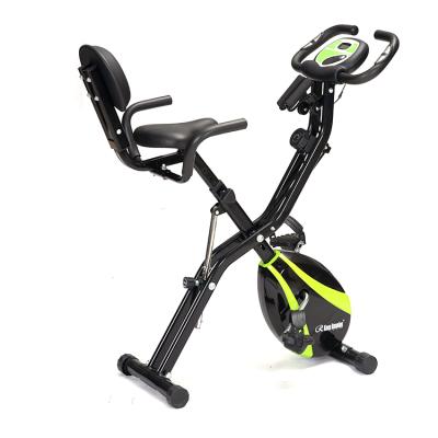 China UK plastic cheap foldable iron+magnetic exercise bike for sale for sale