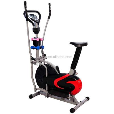 China 2019 multifunctional manual home use orbitrac elliptical cross trainer with dumbbells for sale