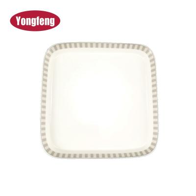 China China Factory Direct Sale Sustainable 6.5 Inch Family Restaurant Hotel Use Ceramic Plates Dinner for sale