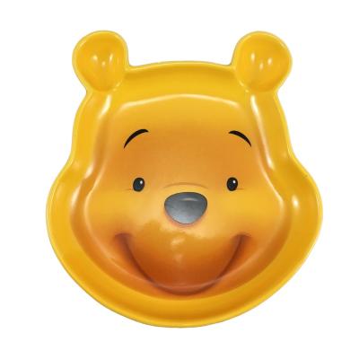 China Viable Cute Funny Yellow Ceramic Dessert Dish for sale