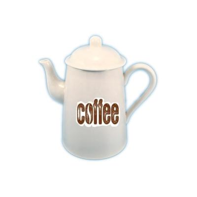 China Large 42 oz Sustainable Fashionable High Quality Ceramic Coffee Pot for sale