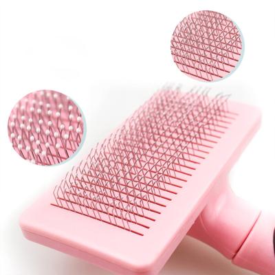 China Viable Metal Pet Grooming Comb Stainless Steel Pet Comb Dog Brush Pet Grooming Massage Comb for sale