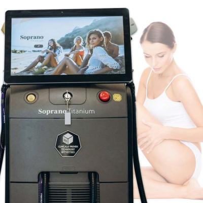 China Hair removal 2021 new Alma Soprano Ice Titanium Platinum XL 755 808 1064nm diode laser electrolysis hair removal machine for sale