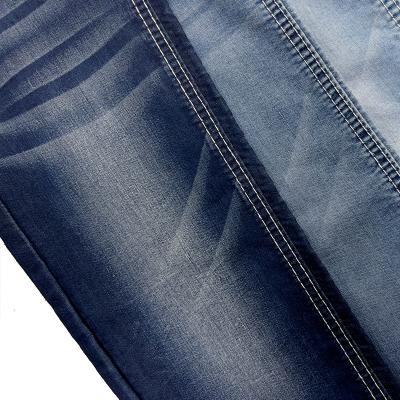 China Breathable hot sale cotton twill polyester spandex quality raw denim fabric price for sale