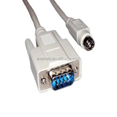 China RS232 MINI DIN 8P to RS232 CABLE (DB9M) (ERC197) for sale