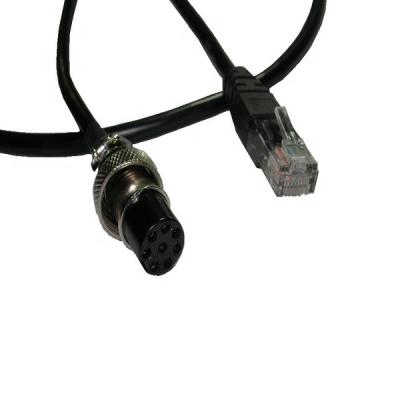 China Lan Cable RJ45 to GX16 8 Pin Female Cable (PIERC534-002) for sale