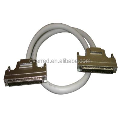 China COMPUTER SCSI 100 Pin Metal Shell Assembly Cable for sale