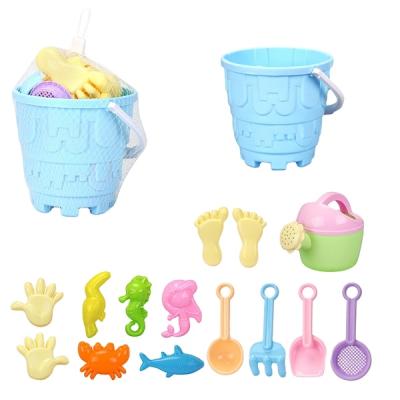 China Hot sale 15pcs summer beach and sand baby beach toys promotion kids fun toys for kids for sale