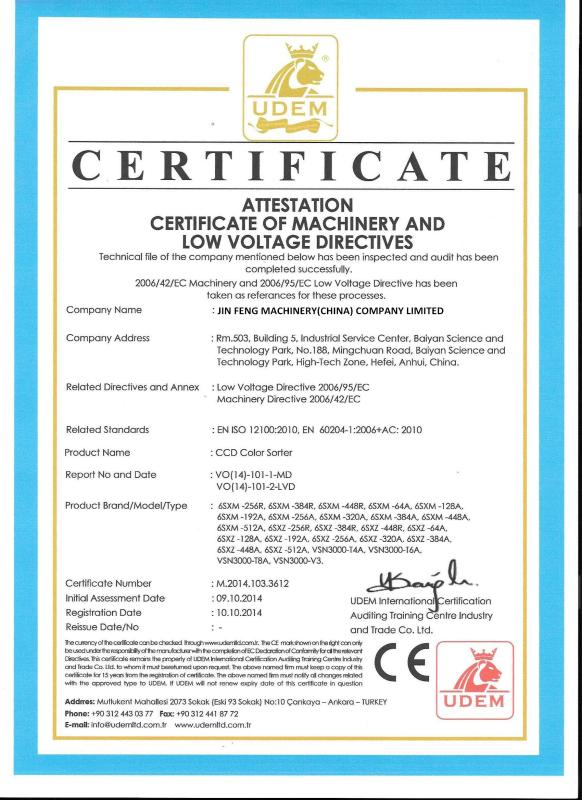 CE - JIN FENG MACHINERY (CHINA) CO.,LTD