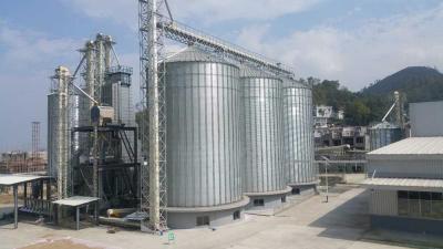 China ISO9001 Grain Storage Silo , Steel Silo To Store Grain White Rion for sale