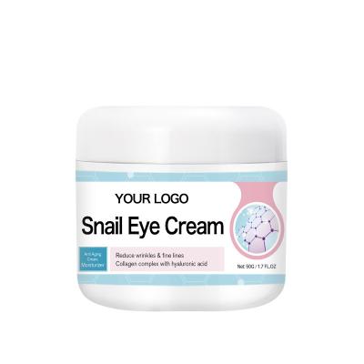 China Brigthening nourishing snail eye lifting cream vegan wrinkle best moisturizer wholesale organic moisturizer private label anti moisturizer for sale