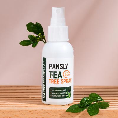 China Hair Removal Pansly Dropshipping Private Label Tea Tree Oil For Acne Scars Organic Best Oil For Skin Essential Tee Tree Toner Spray for sale