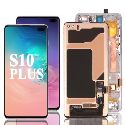 China Hot Selling Original Repair Parts Replacement Part For Samsung Galaxy S10 Plus LCD Screen 100% Test Samsung S10+ LCD Touch Screen for sale