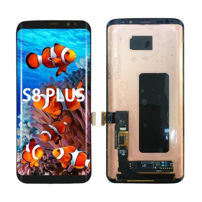 China Wholesale Repair Parts Replacement All New Original Mobile Phone LCD With Frame For Samsung S8 PLUS S8+ SM-G955F LCD Screen for sale