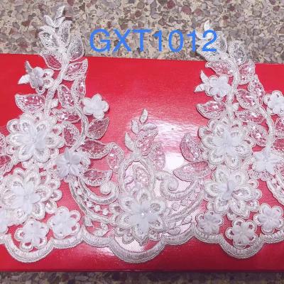 China 3D 2021 new style 3D flower lace trim/water dissolving lace trimming for wedding dress for sale