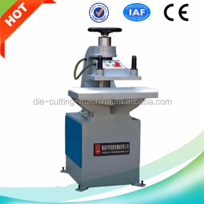 China 8t Swing Steel Small Arm Press Machine / Clicker Die Cutting Press for sale