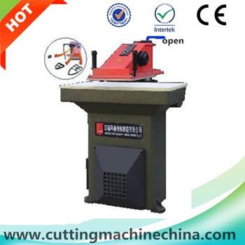 China S27L Single Swing Arm Manual Hydraulic Shoe Cutting Machine 500*1000mm for sale