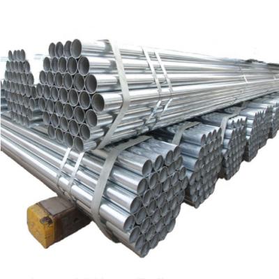 China Liquid pipe hot dip gi pipe tube 6m length welded erw 1.5 inch galvanized steel pipe for sale