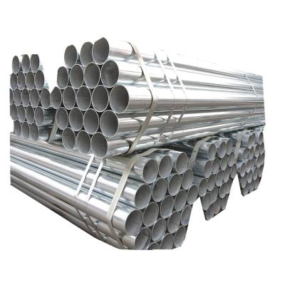 China Chemical Fertilizer Pipe 0.8mm 1mm Thick Hot Dipped Galvanized Steel Round Pipes For Carports for sale