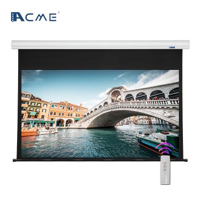 Chine OEM/ODM PVC White Matt Electric Projection Screen Automatic Projector Screen/Motorized Electric Projector à vendre