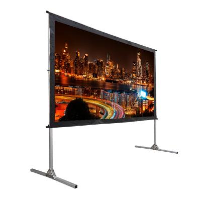 China Hot Sale With Stand Projector Fast Fold Projection Screen 4k Da-Lite Projector Screen Outdoor Projection Screen zu verkaufen