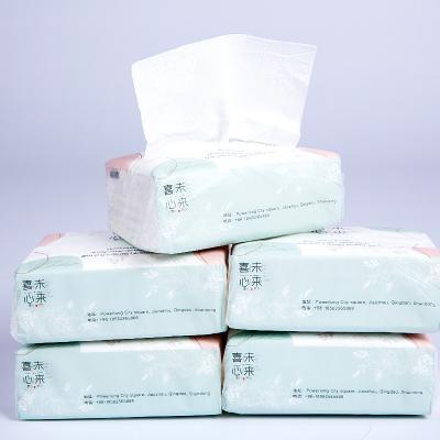 China Comfortable Soft Customize Soft 100% Virgin Wood Pulp Skin Friendly Facial Tissue Paper Tissue for sale