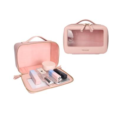 China Lady Customized Professional Portable Travel Toiletry Bag Storage Zipper Makeup Case Bag Cosmetic Bags for sale