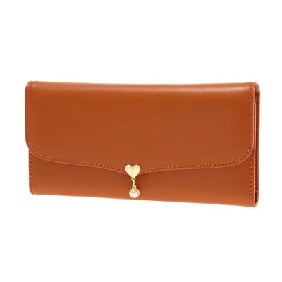 China Chrisbella Aopiya Anti-theft Wholesale Bulk Large Capacity Pink Ladies Grasp Purse Wallet Coin Cash Wallet For Women for sale