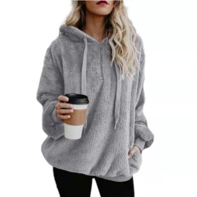 China China Supplier Breathable Loose Pullover Streetwear Plush Comfortable Casual Women Hoodie for sale