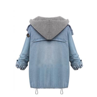 China Manufacturer Supplier Blue Casual daily fashionable women jackets denim coat Anti-wrinkle for sale