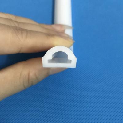 China US-N0915 100% Silicone Tube Diffuser Flexible Neon Milky Lead Rubber Hose Led Profile Channel For Led Strip for sale