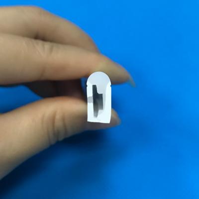 China US-N0613 100% Silicone Feeding Flexible Silicone Tube Sleeve Diffuser Neon Lead Rubber Led Separate For Led Strip PCB 8mm for sale